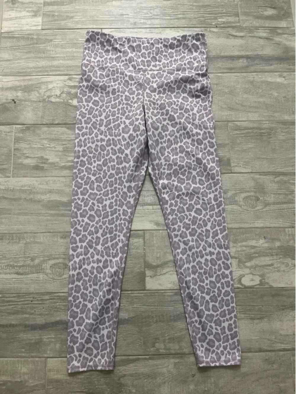 Gap Fit Light Purple Leopard Print Leggings